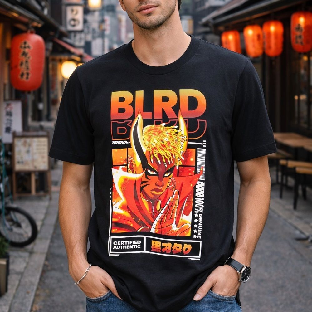 Black Graphic T-Shirt YS/2XL -S - Picture 9 of 10